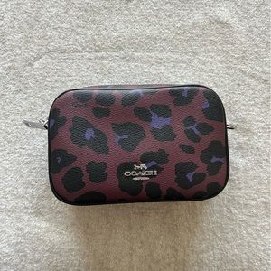 Coach Jess Crossbody 20 Leopard Print
